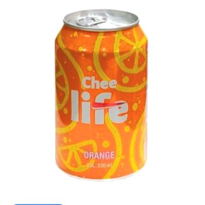 نوشابه چی لایف پرتقالی قوطی ۳۳۰ میلی ۲۴ عددی